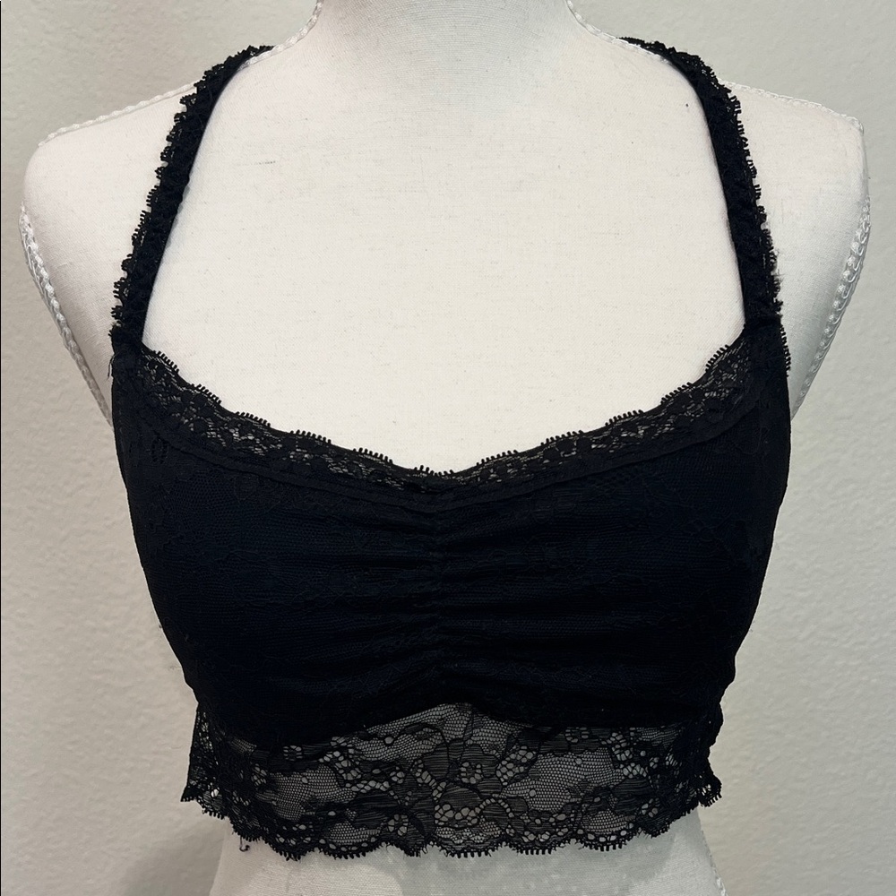Elegant Black Lace Bralette